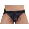 BURN 006 Shiny Jockstrap Blue/Black XL