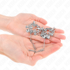 KINK - Metal Flower Nipple Clamps With Chain