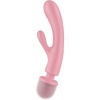 Satisfyer Triple Lover Rabbit Vibrator Pink