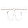 Afbeelding van Sportsheets – S&M Peaches ‘n CreaMe Halsband met Tepelklemmen – Cream