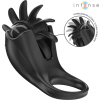 Intense Mabel Vibrating Ring w/ Clitoral Stimulator, Black