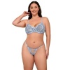 Subblime Flower Embroidered Bra & Panties Set Sky Blue L/XL