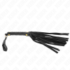 Kink Black Suede Mini Whip 30 Cm