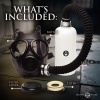 Afbeelding van XR Brands - Inhaler Gas Masker Met Fles - Zwart & Wit