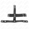Kink Leather Penis Cage Ring With Adjustable Ball Divider