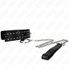 Necklace With Leash 65 CM With Silver Studs Model 1 Adjustable 36-43 C