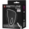 Pretty Love Thimble Vibrator Ring Black
