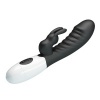 Pretty Love Naughty Bunny Rabbit Vibrator - Black