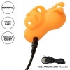 Calexotics Neon Vibes Buzzing Finger Stimulator Orange