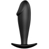 Anal Plug Silicone Penis Form Black