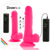 Diversia Flexible Vibrating Dildo Pink 20.5 CM