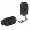Kink Dark Lace Covered Wrist Cuffs, Adjustable