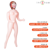 Intense Scarlett Inflatable Doll Three Orifices