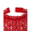 Subblime Open Cup Bodysuit Red S/M