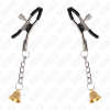 KINK Gold Bell Pendant Nipple Clamps 6cm