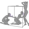 Secret Dome Kink Club Scandale Cabin Purple