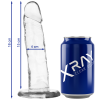 X Ray Clear Dildo 18 CM