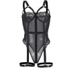 Subblime Teddy with Garter Strap Detail Black S/M