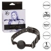 CALEXOTICS Nocturnal Ball Gag Silicone Black