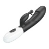 Pretty Love Rasmussen Rabbit Vibrator - Black