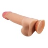 Pretty Love Sliding Skin Dildo Flesh 21.8 CM