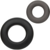 CalExotics Alpha Prolong Set of 2 Ring Grey