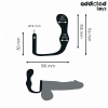 Addicted Toys Anal Plug with Ring Silicone Model 3