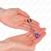 KINK Thin Bell Nipple Clamps Purple 7cm