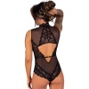 Livco Corsetti Sagen Lace Bodysuit Black