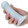 CalExotics Wave Rider Foam Anal Plug Blue