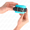 Kink Hook Wrist Restraints Blue Fur Lined 20-28CM