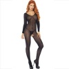 Leg Avenue Bodystocking Long Sleeve Black