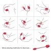 Armony 2-In-1 Pink Suction Stimulator with Red Tail