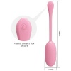 Pretty Love Doreen Pink Vibrating Egg Dual Cord