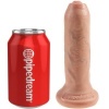 King Cock Uncut Dildo, Flesh, 15 CM