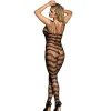 Subblime Fishnet Crotchless Bodystocking with Shoulder Straps