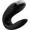 Satisfyer Double Fun Couples Vibrator Black