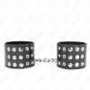 Kink Wrist Restraints with Snap, Black