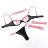 Subblime Fluorescent Pink Bra Set Necklace L/XL