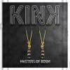 KINK Gold Thin Nipple Clamps With 3 Black Glass Beads 7cm