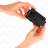 Kink Dark Lace Covered Wrist Cuffs, Adjustable