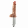 Afbeelding van Blush Novelties - Dr Hammer Stotende Dildo - Beige