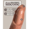 King Cock Elite Silicone Dildo 15.2 CM Caramel