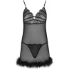 Livco Corsetti Zerunam Babydoll + Thong Set Black