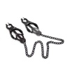 Ohmama Fetish Japanese Nipple Clamps with Black Chain