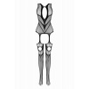 Afbeelding van Christine - After Dark Visnet Jarretel Catsuit