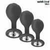 Addicted Toys Set of 3 Anal Plug Silicone Jewel