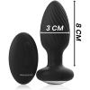 Wells Plug Silicone Anal Rotator Remote Control