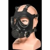 Afbeelding van XR Brands - Inhaler Gas Masker Met Fles - Zwart & Wit