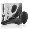 Black&Silver Preston Silicone Panty Vibrator, Black
